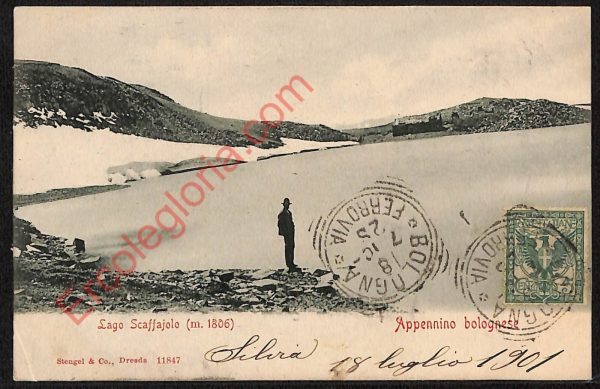 ae2349 - CARTOLINA  D'EPOCA -Bologna Città - Lago Scaffaiolo
