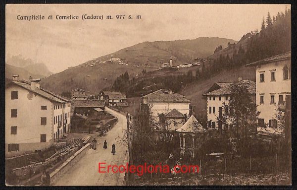 ae1124 - CARTOLINA  D'EPOCA - Belluno Provincia - Comelico