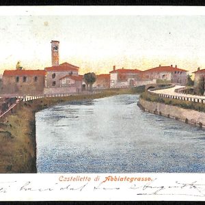 ac3933 - CARTOLINA D'EPOCA - Milano Provincia - ABBIATEGRASSO