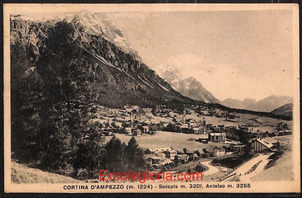 ae1127 - CARTOLINA  D'EPOCA - Belluno Provincia - Cortina d' Ampezzo  1928