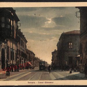 ae6004 - CARTOLINA D'EPOCA - Ferrara Città - Corso Gioveeca