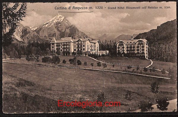ae1130 - CARTOLINA  D'EPOCA - Belluno Provincia - Cortina d' Ampezzo  1926