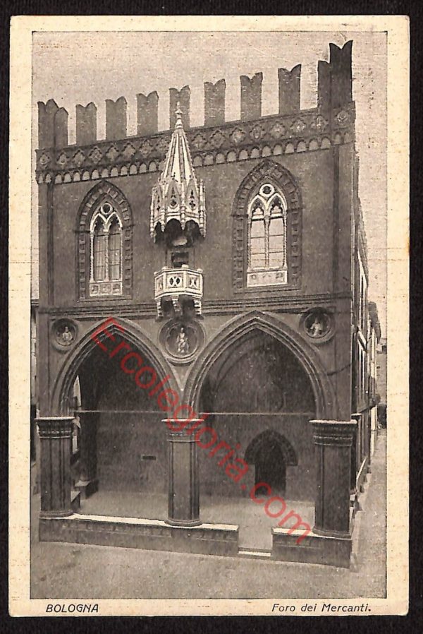 ae2361 - CARTOLINA  D'EPOCA - Bologna Città - Foro dei Mercanti