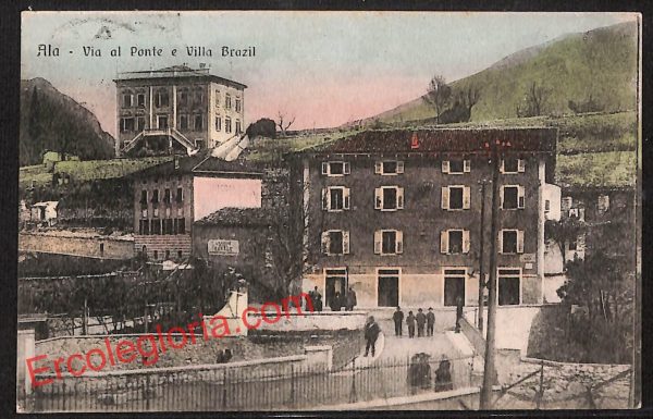 ai9596 - CARTOLINA D'EPOCA - Trento Provincia - Ala