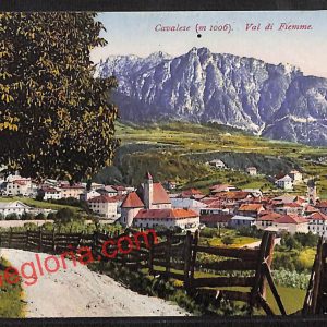 ai9610 - CARTOLINA D'EPOCA - Trento Provincia - Cavalese