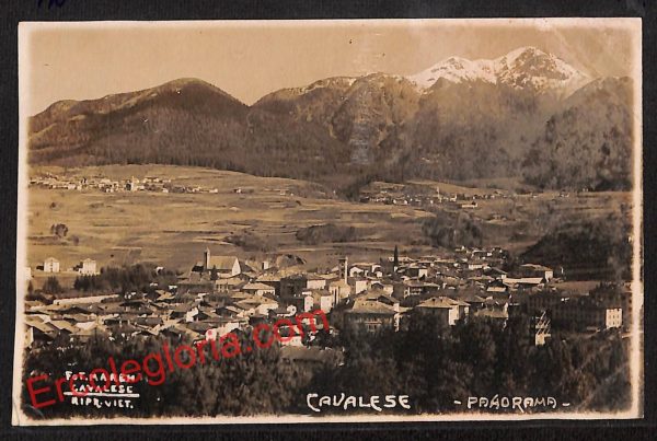 ai9611 - CARTOLINA D'EPOCA - Trento Provincia - Cavalese