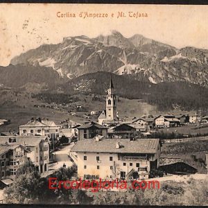 ae1156 - CARTOLINA  D'EPOCA - Belluno Provincia - Cortina d' Ampezzo  1915