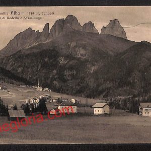 ai9621 - CARTOLINA D'EPOCA - Trento Provincia - Canazei