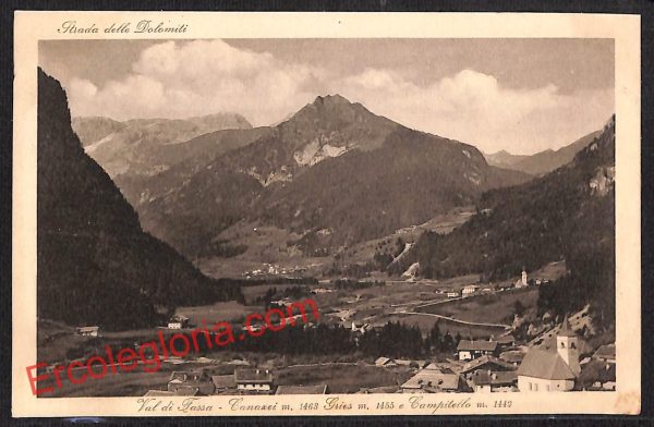 ai9623 - CARTOLINA D'EPOCA - Trento Provincia - Canazei
