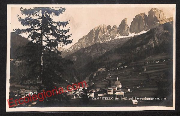 ai9631 - CARTOLINA D'EPOCA - Trento Provincia - Campitello di Fassa