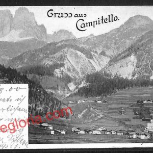 ai9632 - CARTOLINA D'EPOCA - Trento Provincia - Campitello di Fassa
