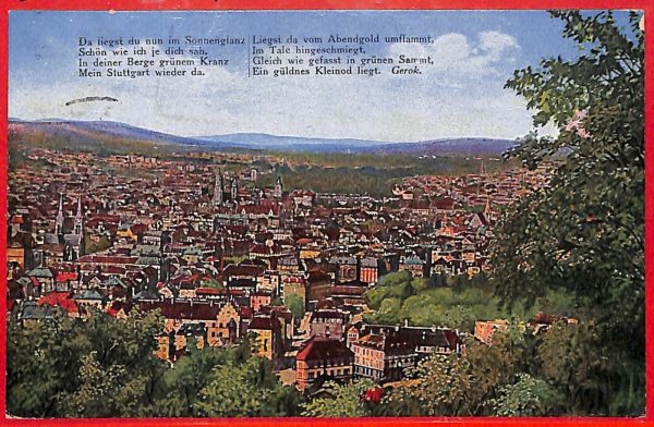 aa7836 - Ansichtskarten VINTAGE  POSTCARD: GERMANY Deutschland - Stuttgart 1925