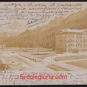 ae0985 - CARTOLINA  D'EPOCA - Belluno Citta - Grand Hotel di Misurina