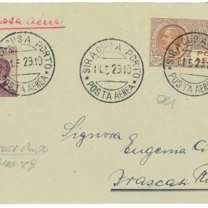 P 1120 - ITALIA REGNO  , 1929, INCONSUETA LETTERA CON PA 3 A.