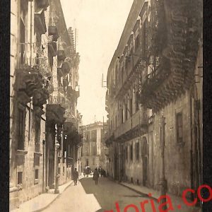 ai6550 - CARTOLINA D' EPOCA - Siragusa Città - Via Maestranza