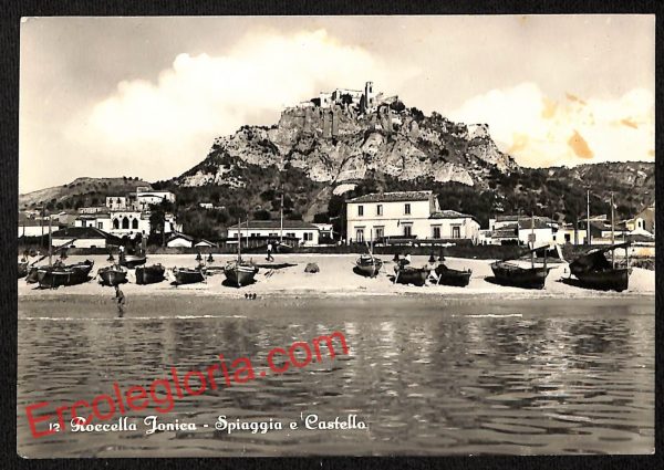 ah9625 - CARTOLINA D'EPOCA - Reggio Calabria Provincia - Roccella Ionica