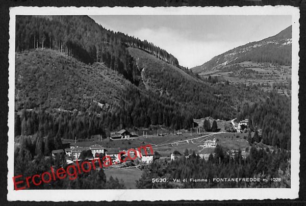 ai9652 - CARTOLINA D'EPOCA - Trento Provincia - Fontanefredde