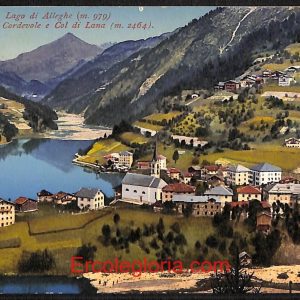 ae0988 - CARTOLINA  D'EPOCA - Belluno Citta - Lago di Alleghe