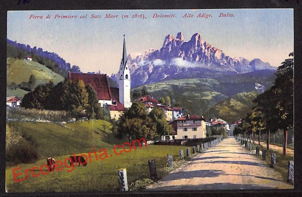 ai9661 - CARTOLINA D'EPOCA - Trento Provincia - Fiera di Primiero