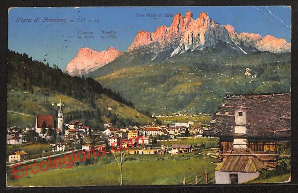 ai9663 - CARTOLINA D'EPOCA - Trento Provincia - Fiera di Primiero