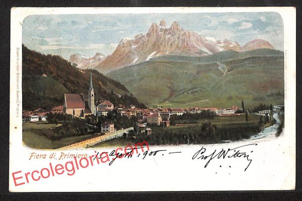 ai9666 - CARTOLINA D'EPOCA - Trento Provincia - Fiera di Primiero