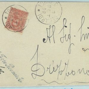 68556 - ITALIA REGNO - STORIA POSTALE: Busta da TORRE DE' PICENARDI - 1898