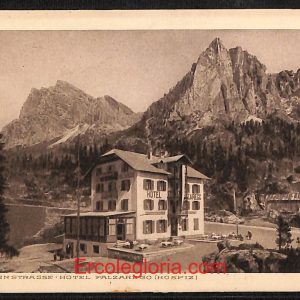 ae0989 - CARTOLINA  D'EPOCA - Belluno Citta - Hotel Falzarego