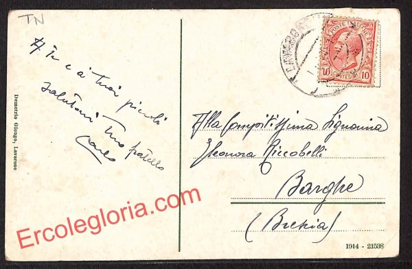 ai9693 - CARTOLINA D'EPOCA - Trento Provincia - Lavarone - immagine 2