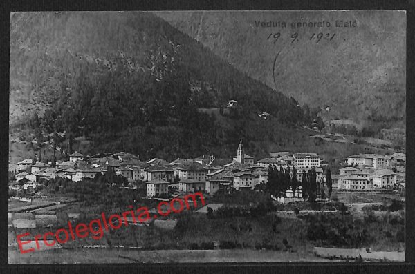 ai9696 - CARTOLINA D'EPOCA - Trento Provincia - Malé