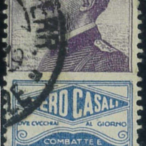 P3782 A - ITALIA REGNO, FBLLO. PUBBLICITARIO NR. 15, LEGGERMENTE USATO