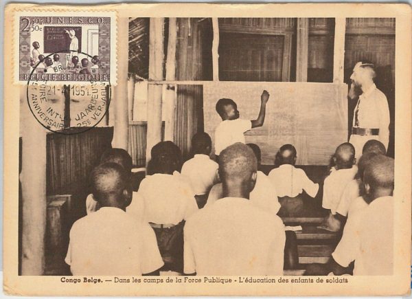 57037 - BELGIUM - POSTAL HISTORY: MAXIMUM CARD 1951 - EDUCATION Unesco