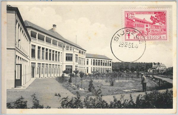 57033 - BELGIUM - POSTAL HISTORY: MAXIMUM CARD 1951 - ARCHITECTURE