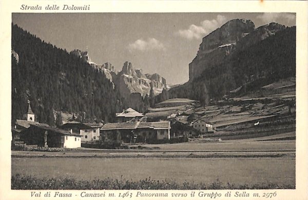 ab5641 - CARTOLINA  D'EPOCA - Trento Provincia :  DOLOMITI
