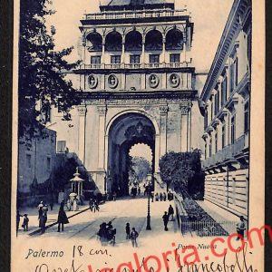 ah4659 - CARTOLINA D'EPOCA - Palermo Città - Porta Nuova