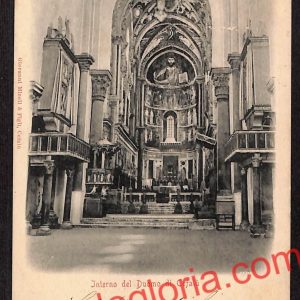ah4660 - CARTOLINA D'EPOCA - Palermo Città - Duomo di Cefalù