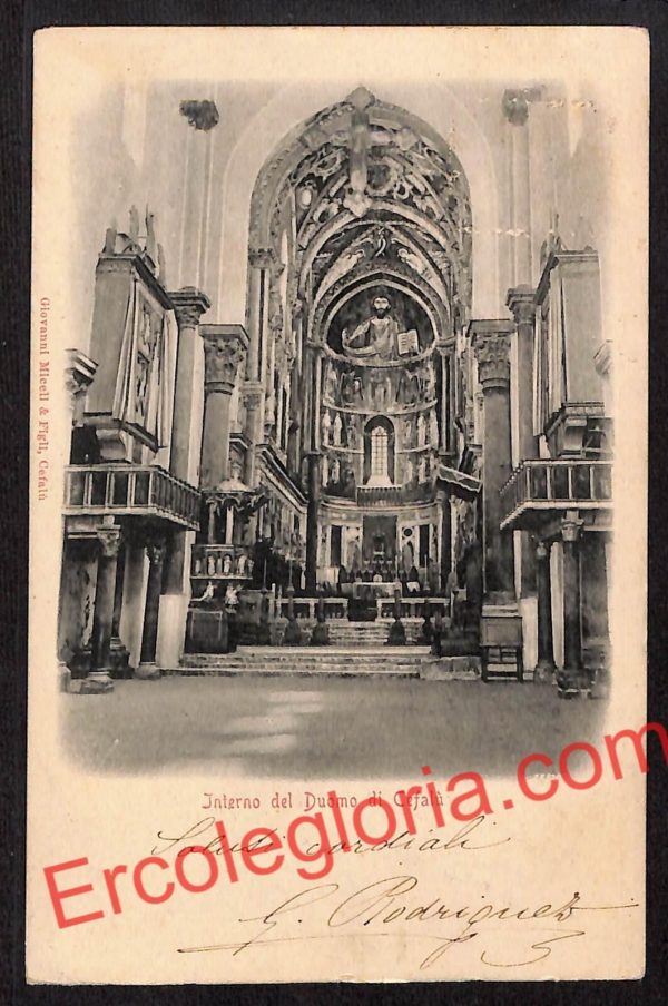 ah4660 - CARTOLINA D'EPOCA - Palermo Città - Duomo di Cefalù