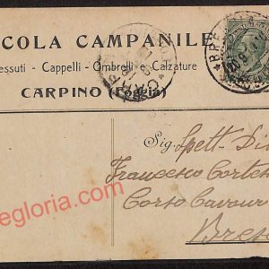 ag0225 - CARTOLINA D'EPOCA - Foggia Provincia - Carpino