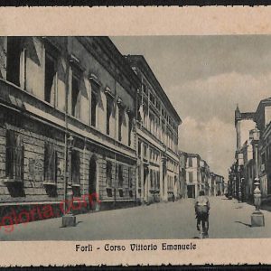 ag0368 - CARTOLINA D'EPOCA - Forlì Città - Corso Vittorio Emanuele