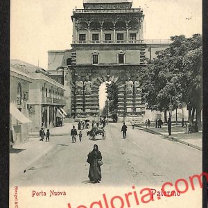 ah4667 - CARTOLINA D'EPOCA - Palermo Città - Porta Nuova