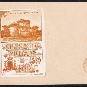 ag0371 - CARTOLINA D'EPOCA - Forlì Città - Distretto Militare di  Forlì