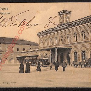 ae2501 - CARTOLINA  D'EPOCA - Bologna Città - La  Stazione