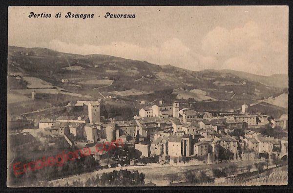 ag0376 - CARTOLINA D'EPOCA - Forlì Città - Panorama  1913