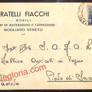 ai9716 - STORIA POSTALE - Trento Provincia - Mogliano Veneto