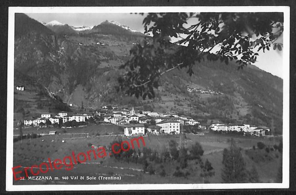 ai9715 - CARTOLINA D'EPOCA - Trento Provincia - Mezzana