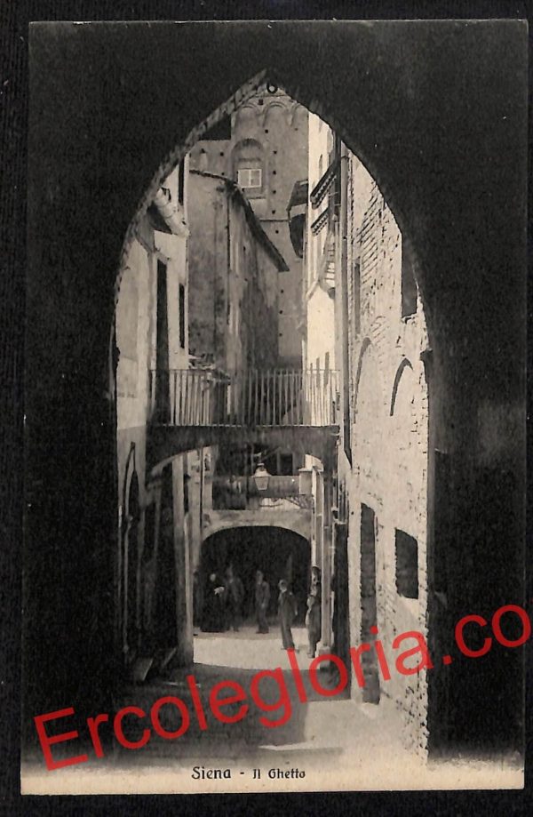 ai5373 - CARTOLINA D'EPOCA - Siena Città - Il Ghetto