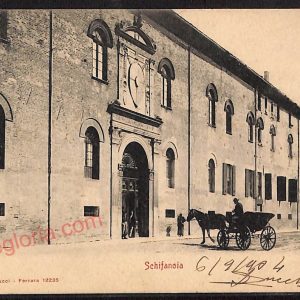 ae6010 - CARTOLINA D'EPOCA - Ferrara Città - Palazzo Schifanoia  1904