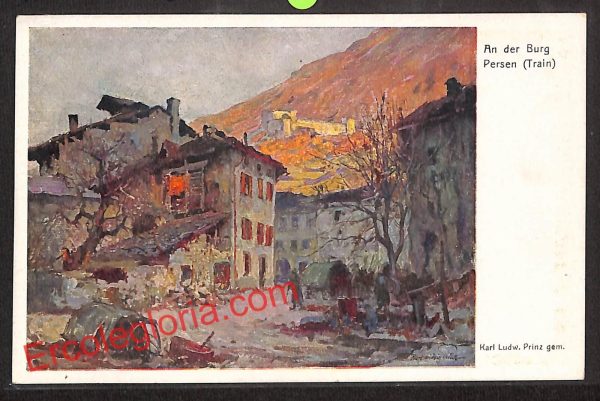 ai9723 - CARTOLINA D'EPOCA - Trento Provincia - Pergine