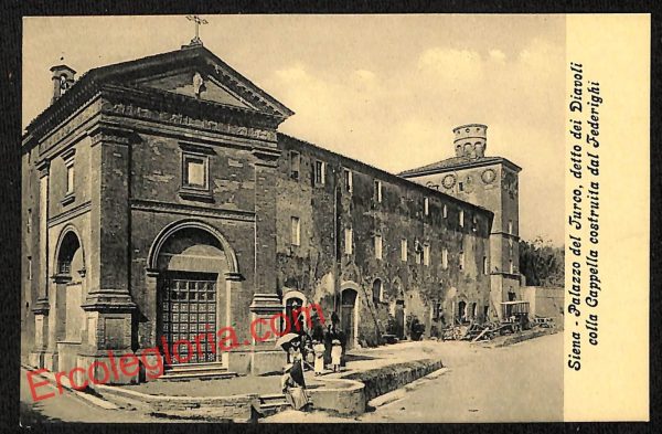 ai5376 - CARTOLINA D'EPOCA - Siena Città - Palazzo del Turco