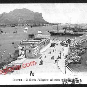 ah4678 - CARTOLINA D'EPOCA - Palermo Città - Il Monte Pellegrino