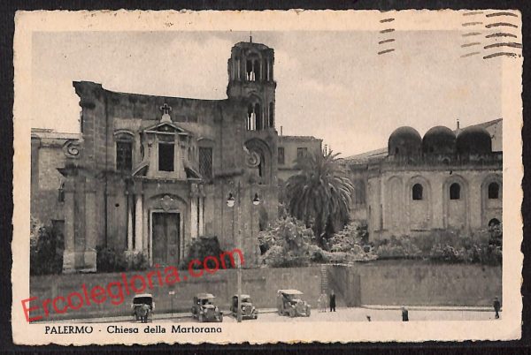 ah4679 - CARTOLINA D'EPOCA - Palermo Città - Chiesa della Martorana